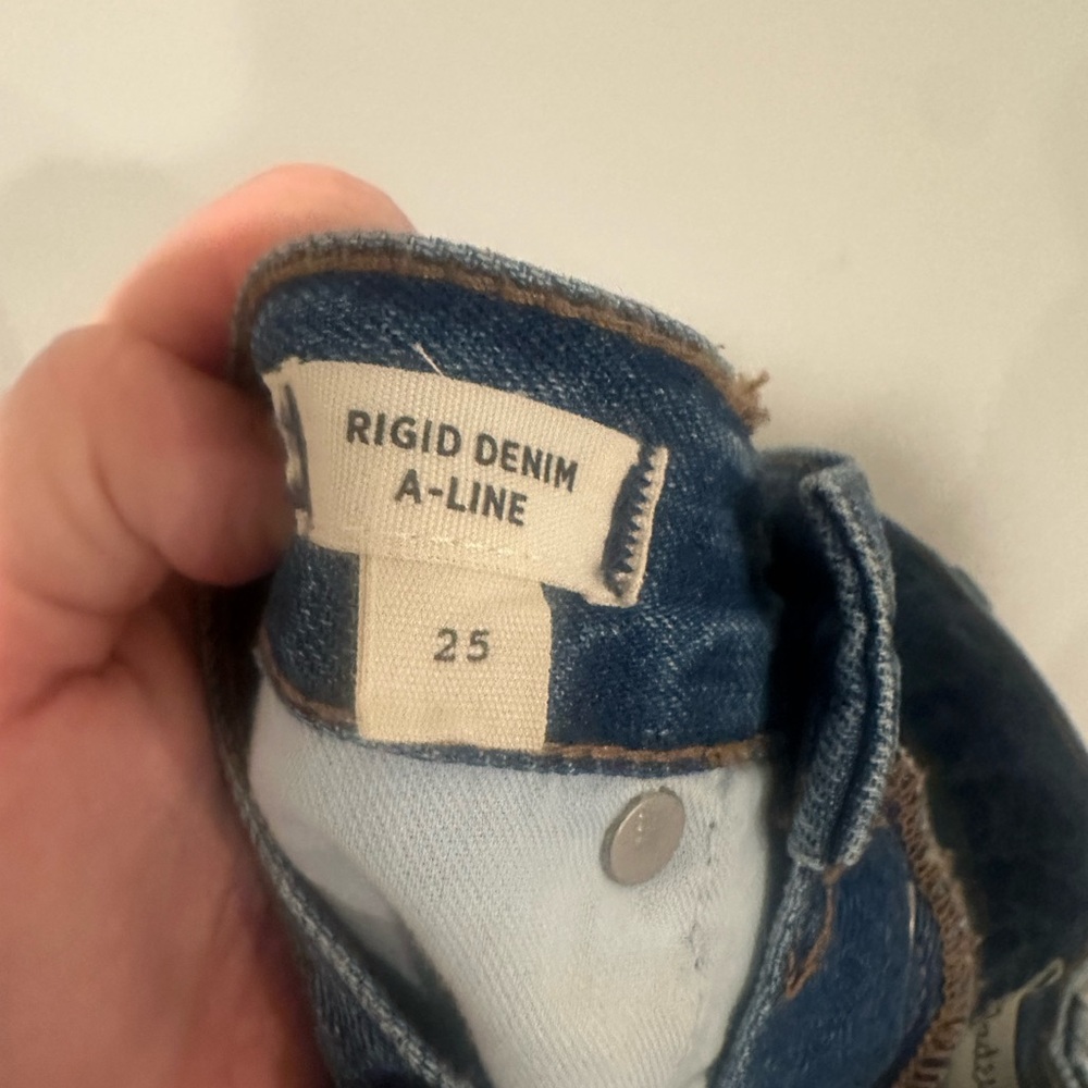 Madewell size 25 rigid a line skirt - Picture 7 of 7